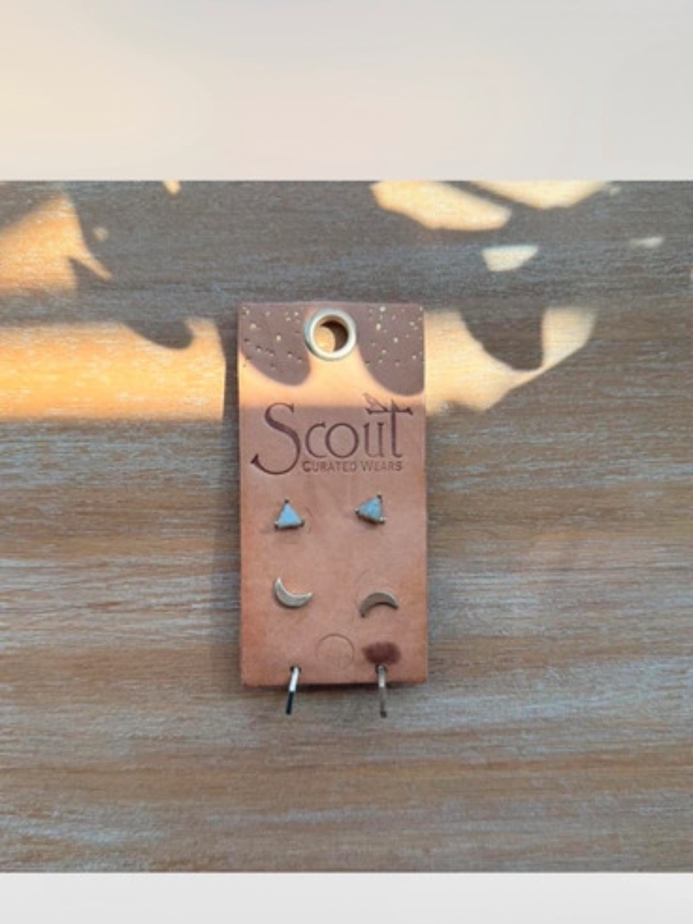 Scout Silver Triangle & Crescent Earring Set - Silver